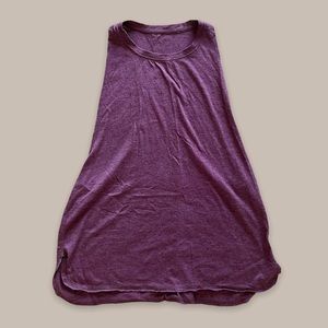 Plum, razorback, muscle tank top